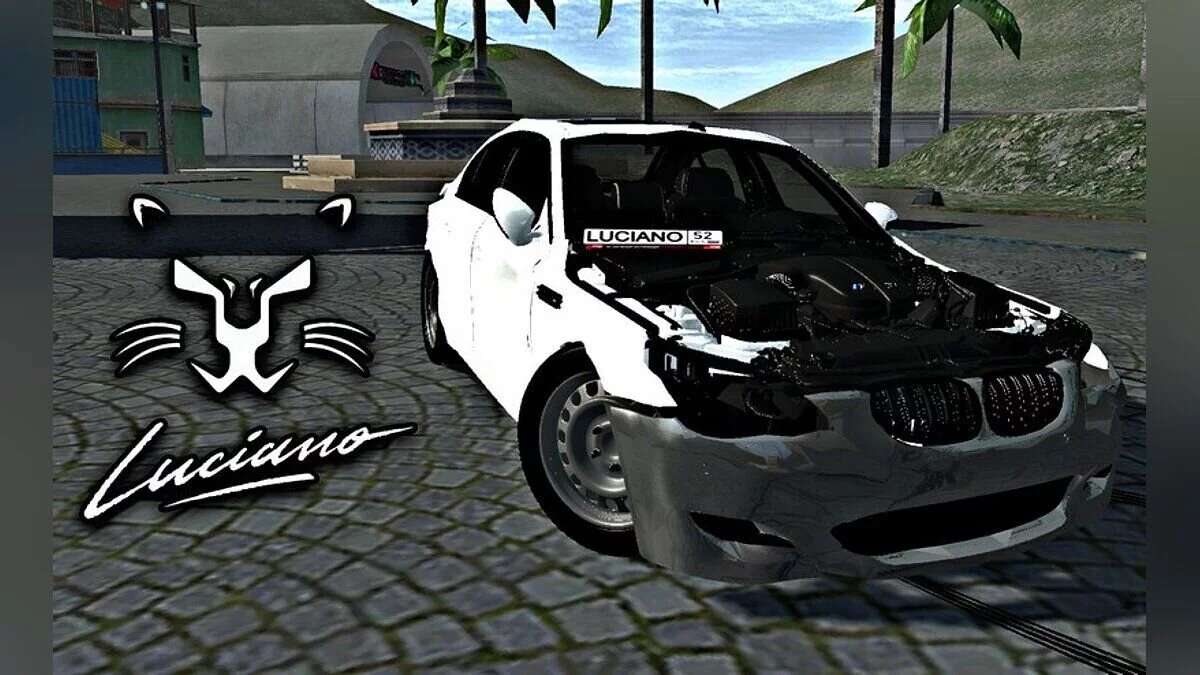 Simple Car Crash Physics Sim — BMW E60 M5 (accidentado)