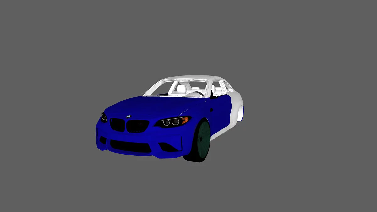 Simple Car Crash Physics Sim — BMW M2 COUPÉ F87 2015