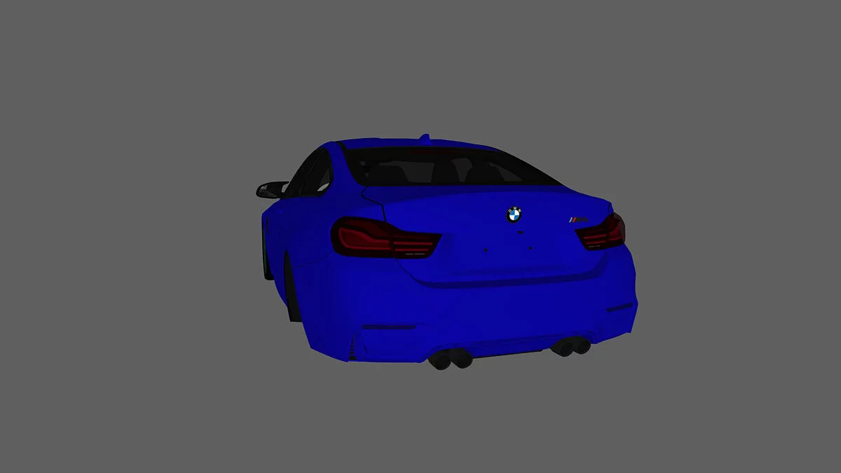 Simple Car Crash Physics Sim — BMW M4 F82 (2018)