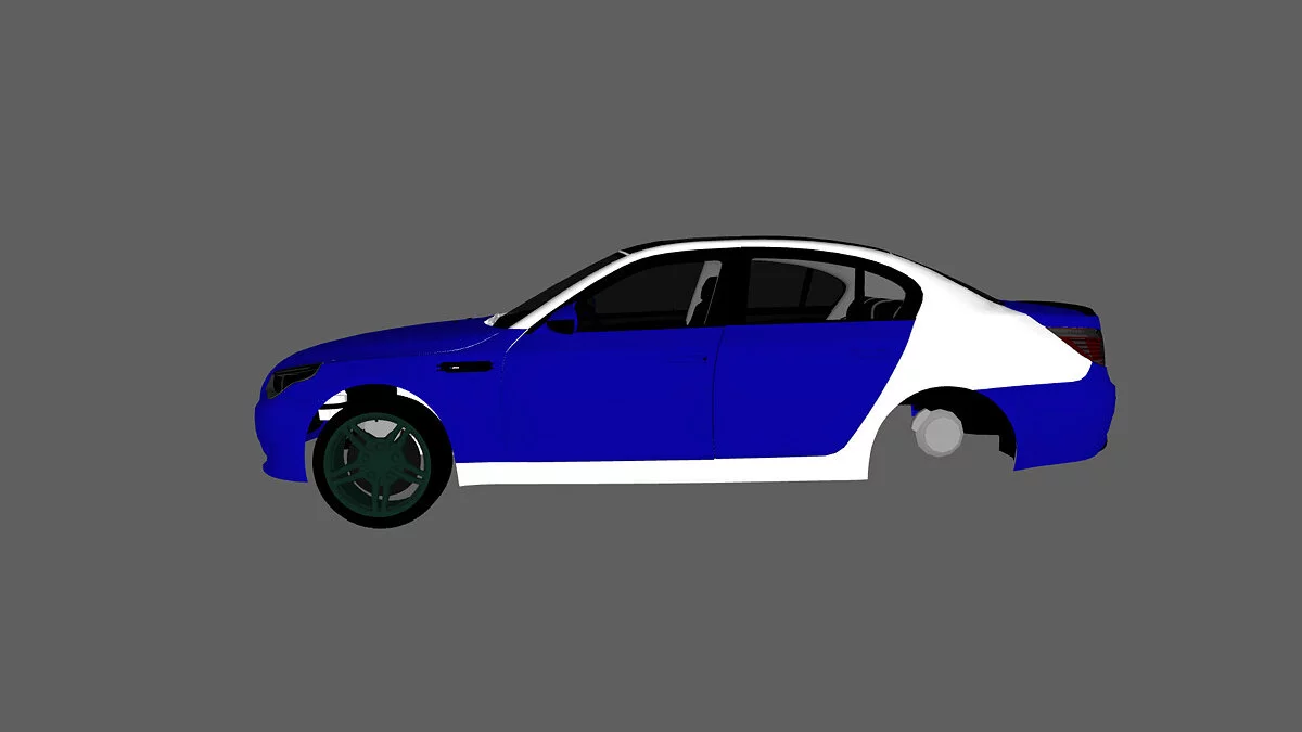 Simple Car Crash Physics Sim — BMW M5 E60