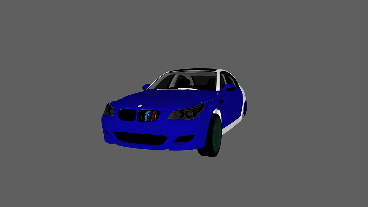 Simple Car Crash Physics Sim — BMW M5 E60