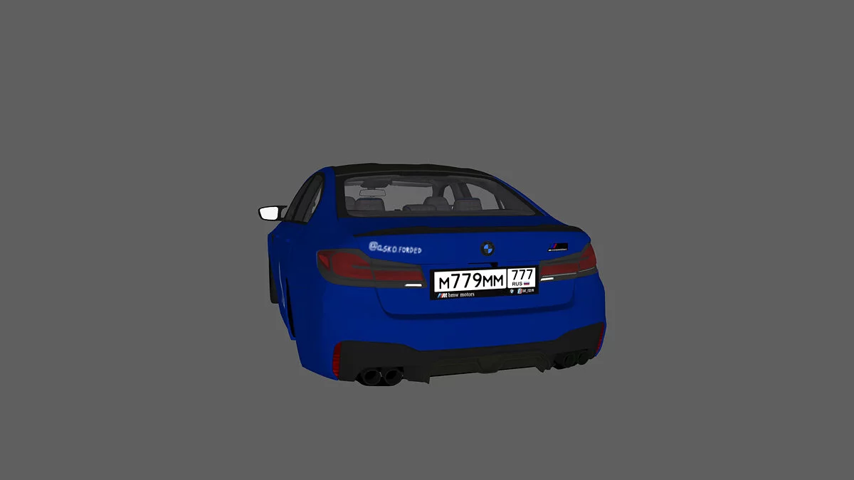 Simple Car Crash Physics Sim — BMW M5 LCI (2022)