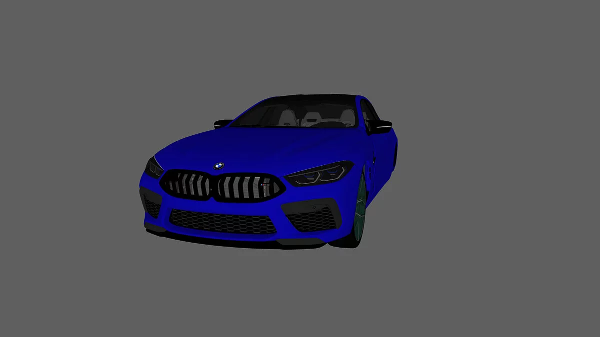 Simple Car Crash Physics Sim — BMW M8 Gran Coupé F93