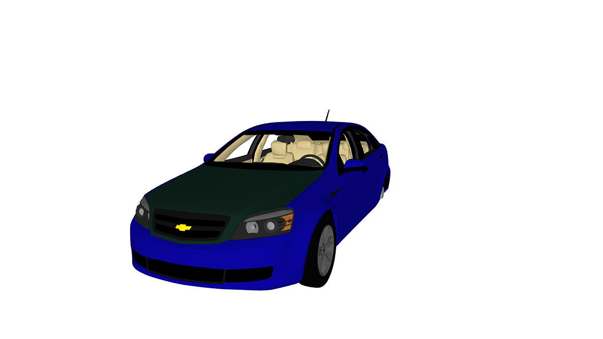 Simple Car Crash Physics Sim — Chevy Caprice