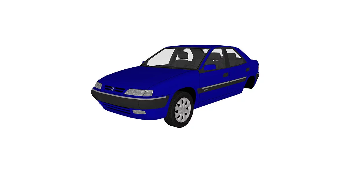 Simple Car Crash Physics Sim — Citroën Xantia