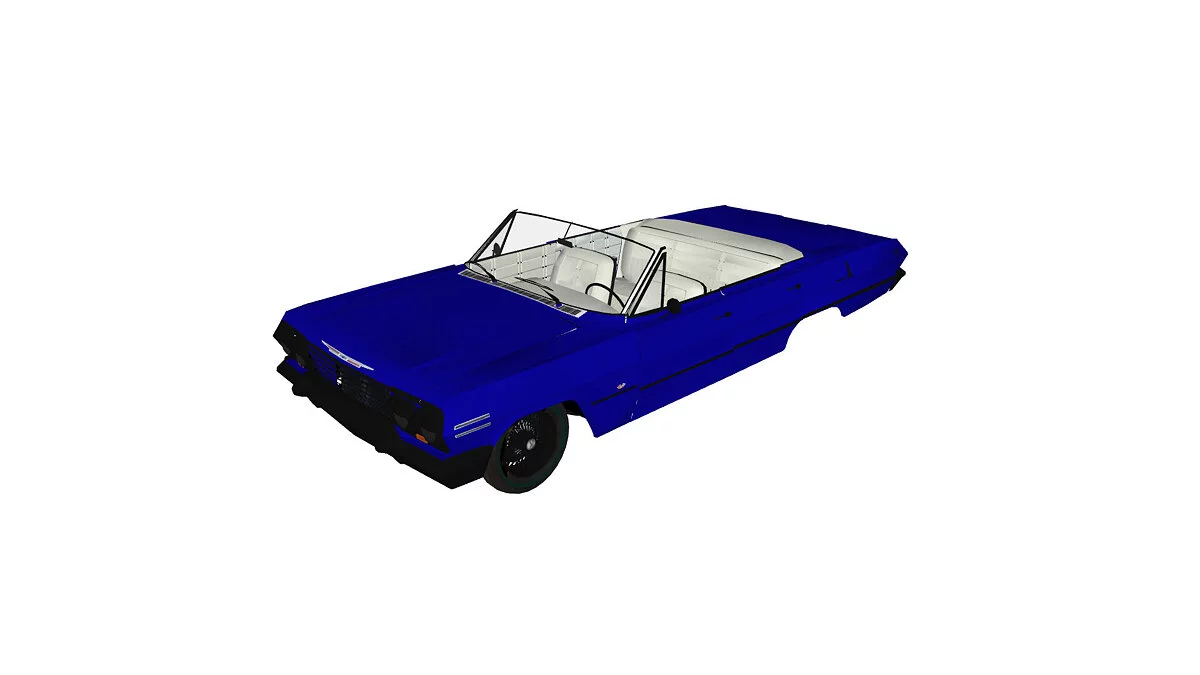 Simple Car Crash Physics Sim — Dodge Charger 1969 without top