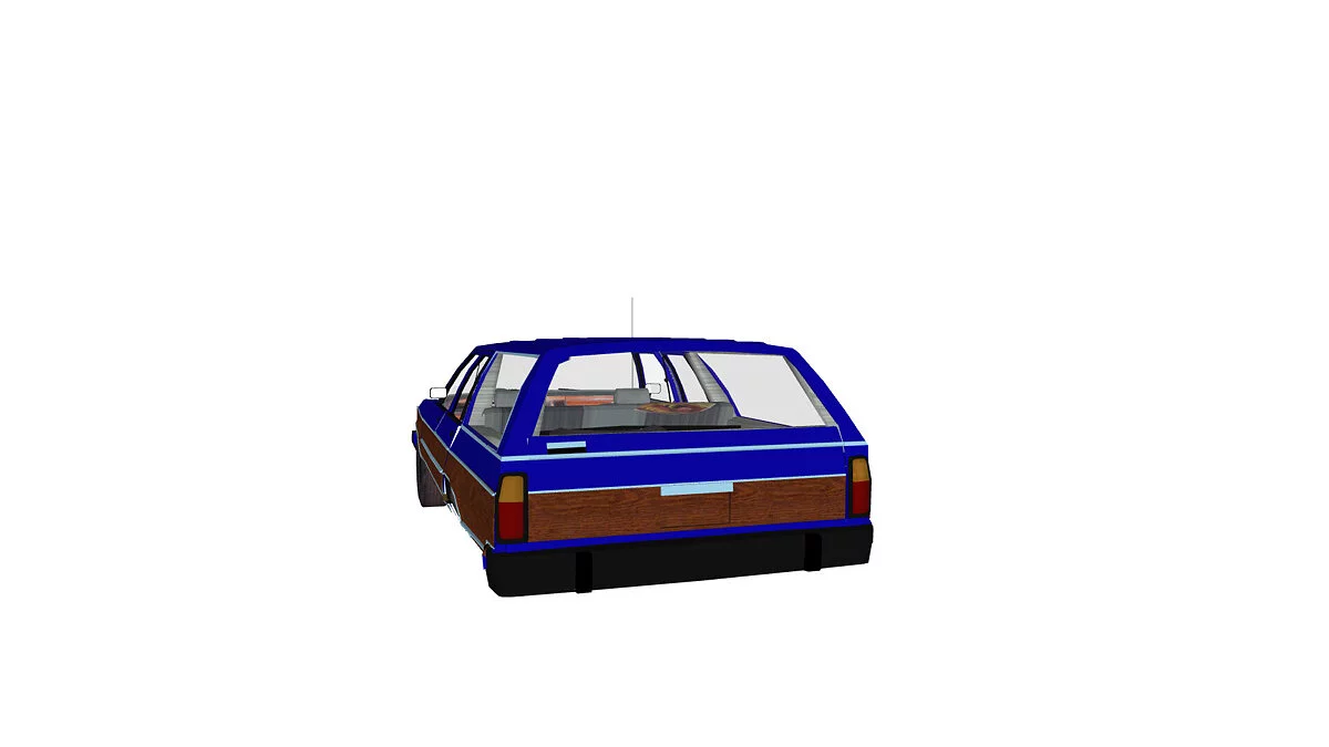 Simple Car Crash Physics Sim — Ford Country Squire LTD 1979