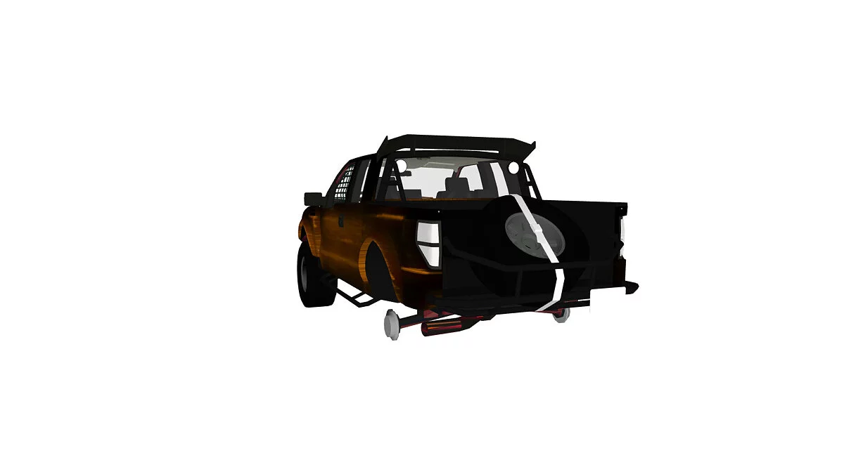 Simple Car Crash Physics Sim — Ford Raptor