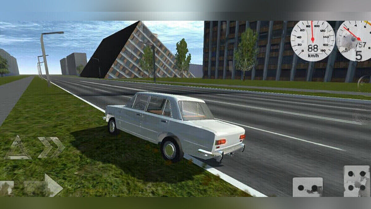 Simple Car Crash Physics Sim — City after the tsunami