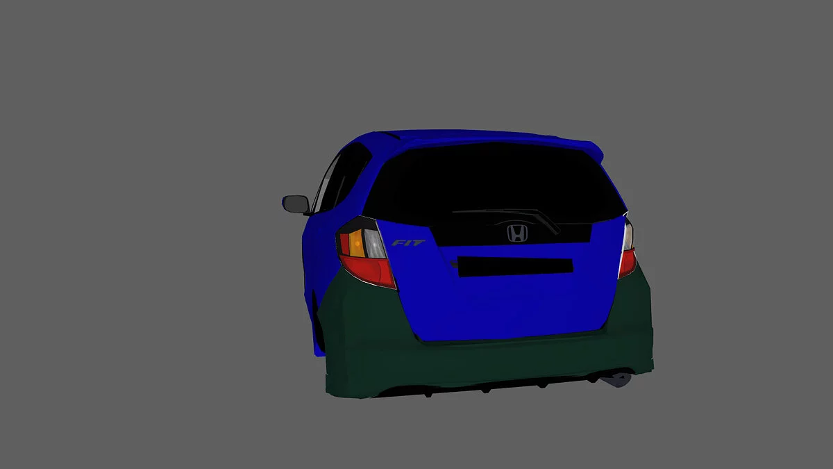 Simple Car Crash Physics Sim — Honda Jazz Fit
