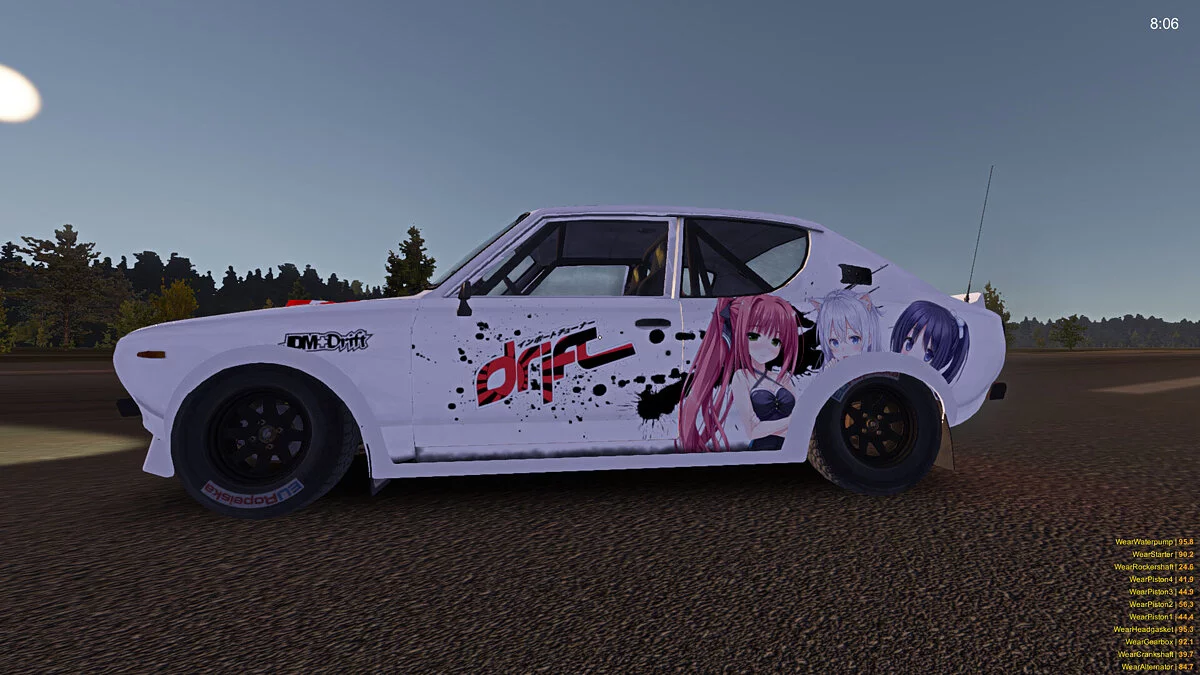 My Summer Car — Vinil JDM DRIFT untuk Satsuma