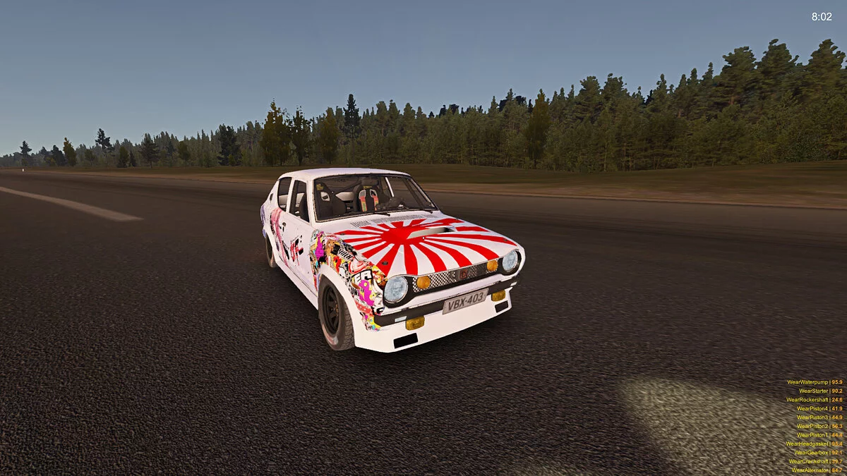 My Summer Car — Vinilo JDM DRIFT para Satsuma