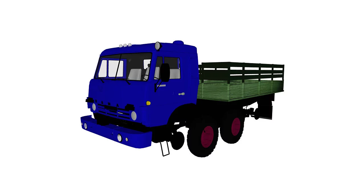 Simple Car Crash Physics Sim — Kamaz with an open body