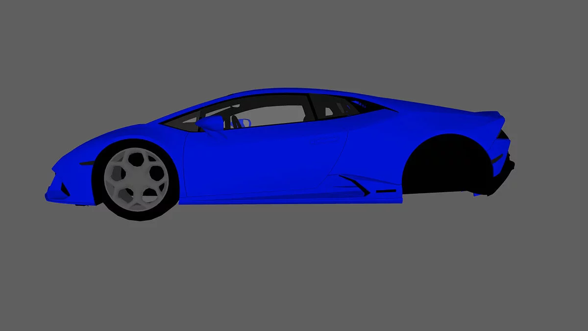 Simple Car Crash Physics Sim — Lamborghini Huracán