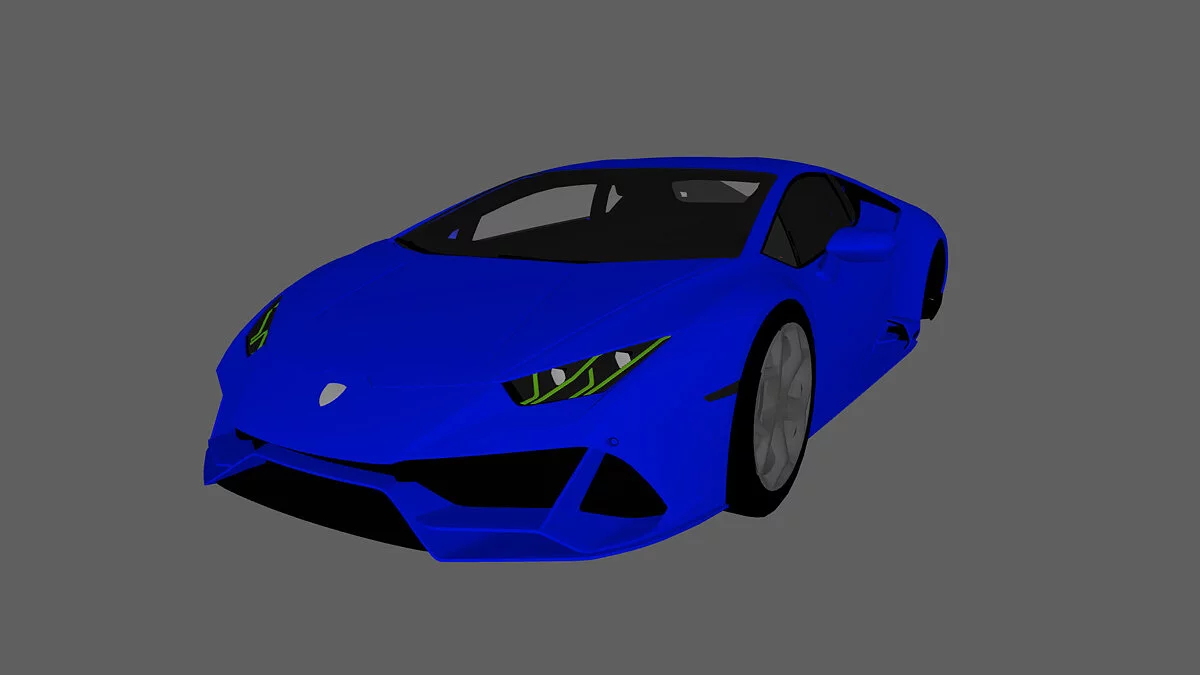 Simple Car Crash Physics Sim — Lamborghini Huracan