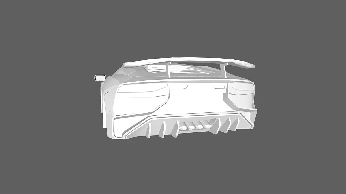 Simple Car Crash Physics Sim — Lamborghini