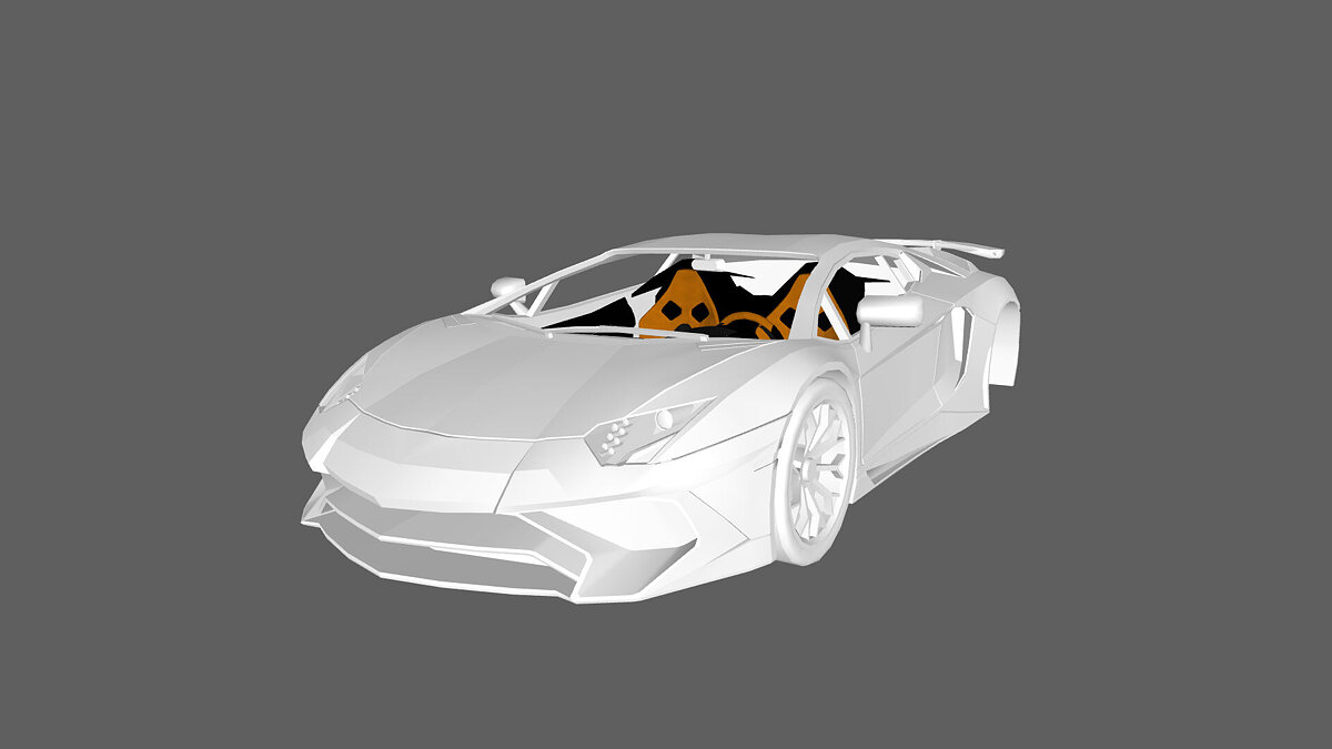 Simple Car Crash Physics Sim — Lamborghini