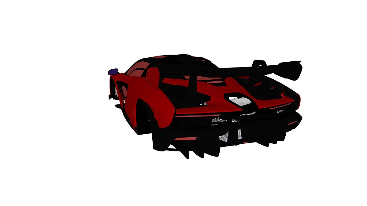 Simple Car Crash Physics Sim — McLaren Senna