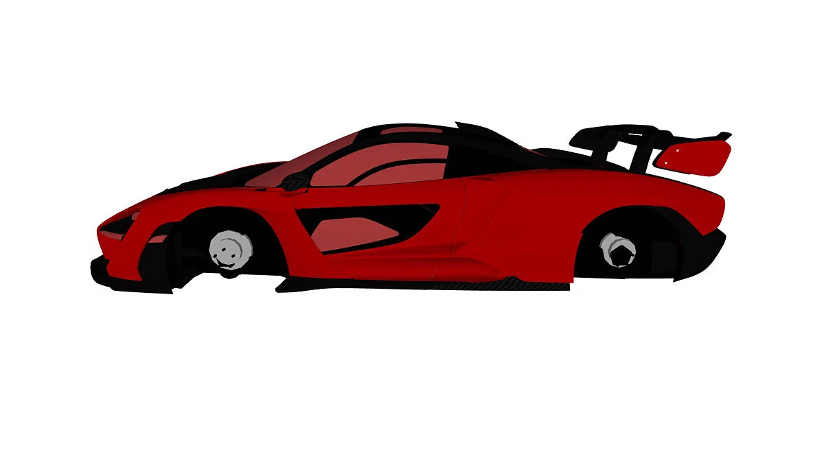 Simple Car Crash Physics Sim — McLaren Senna