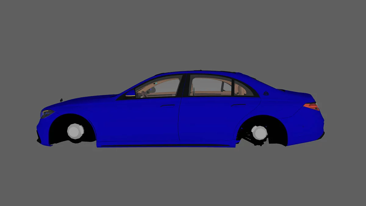 Simple Car Crash Physics Sim — Мерседес W223