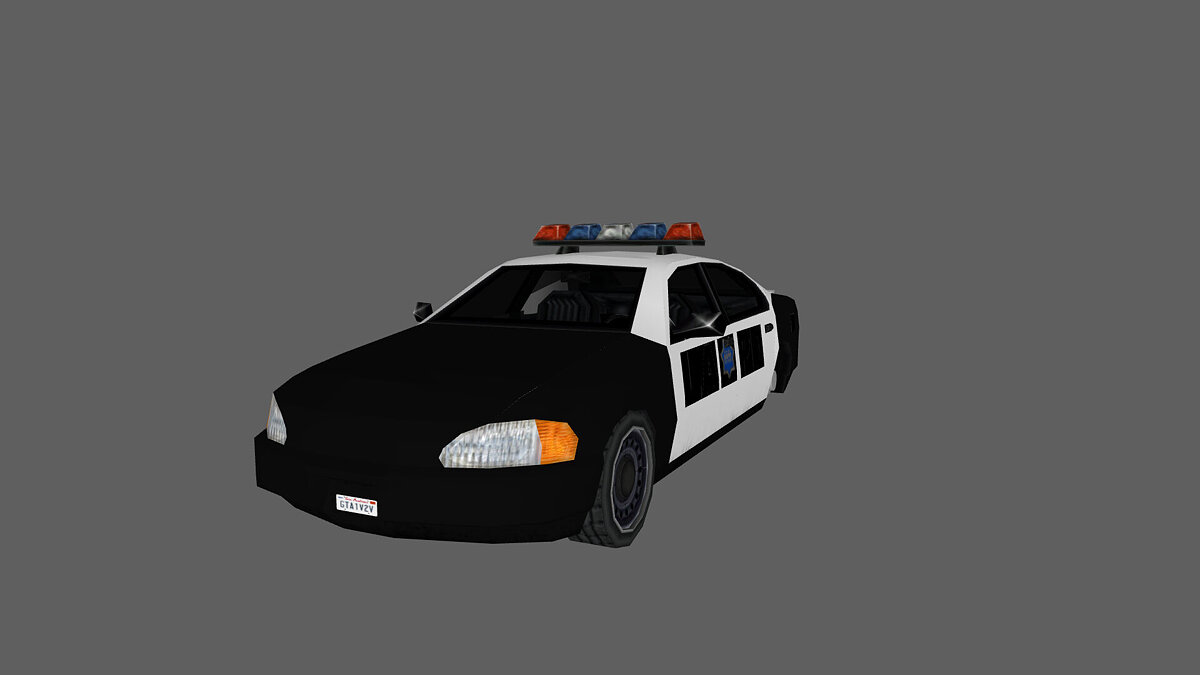 Simple Car Crash Physics Sim — Policewoman Kuruma from the game GTA 3