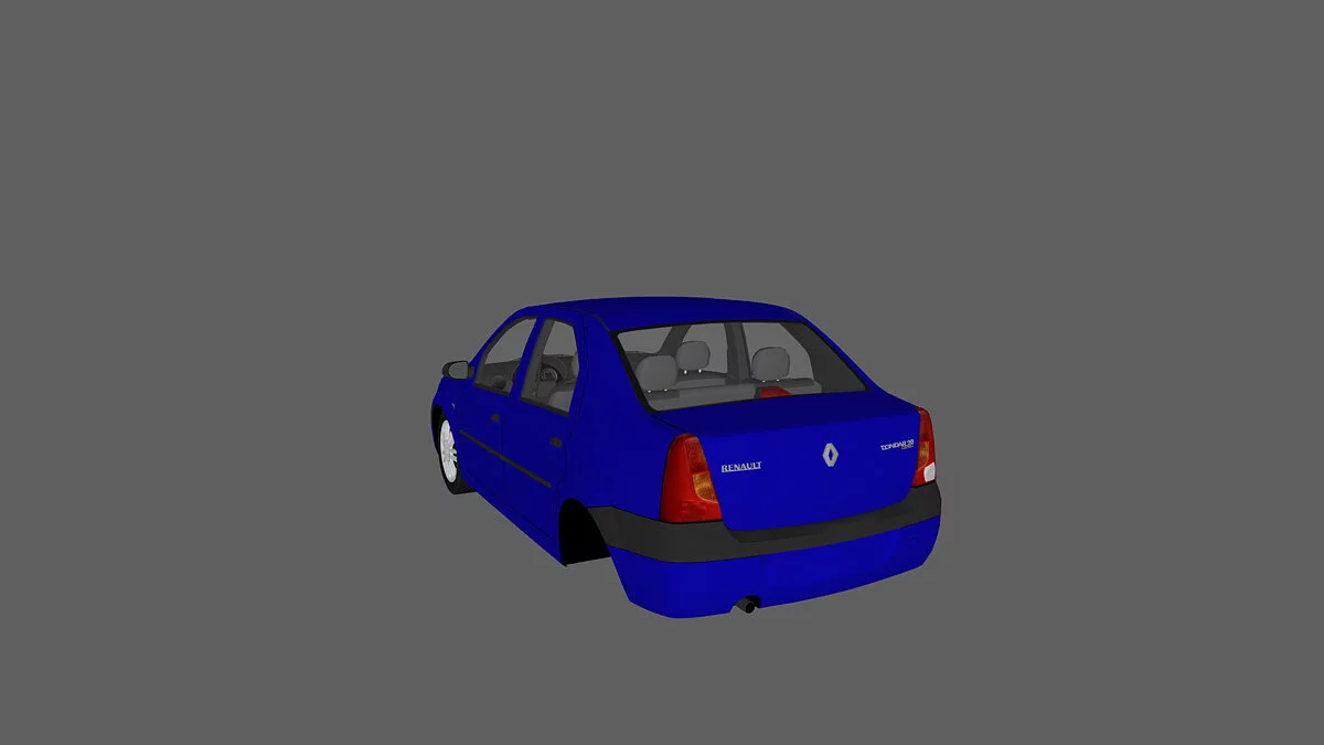 Simple Car Crash Physics Sim — Renoult Tondar 90