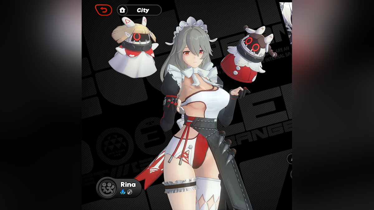 Zenless Zone Zero — Rina in an open maid costume