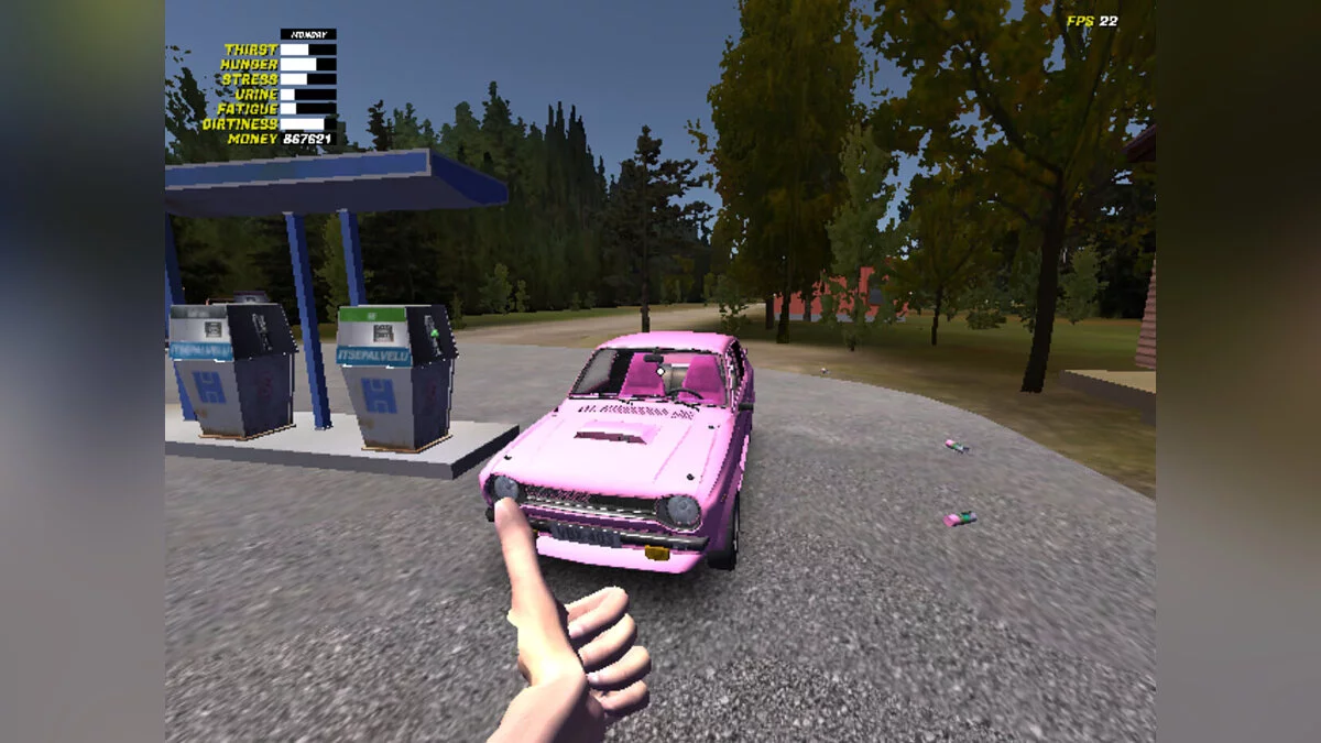 My Summer Car — Satsuma sintonizado en rosa