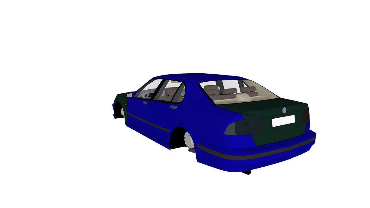 Simple Car Crash Physics Sim — Saab 97-01