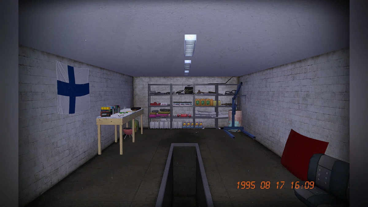 My Summer Car — Satsuma GT Гоночна, червоного кольору, номера отримані