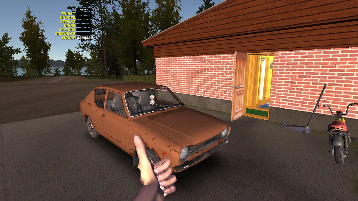 My Summer Car — Stock de Satsuma y oxidado.