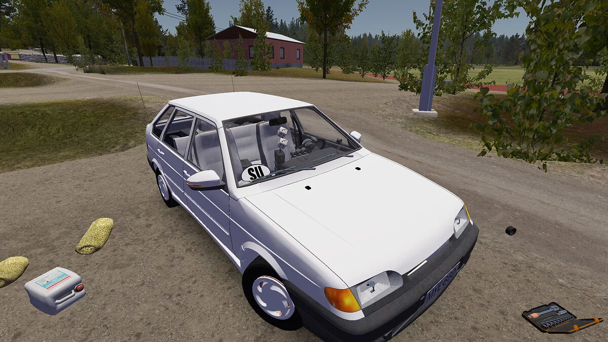 My Summer Car — Collected four with numbers and 9999999 stamps