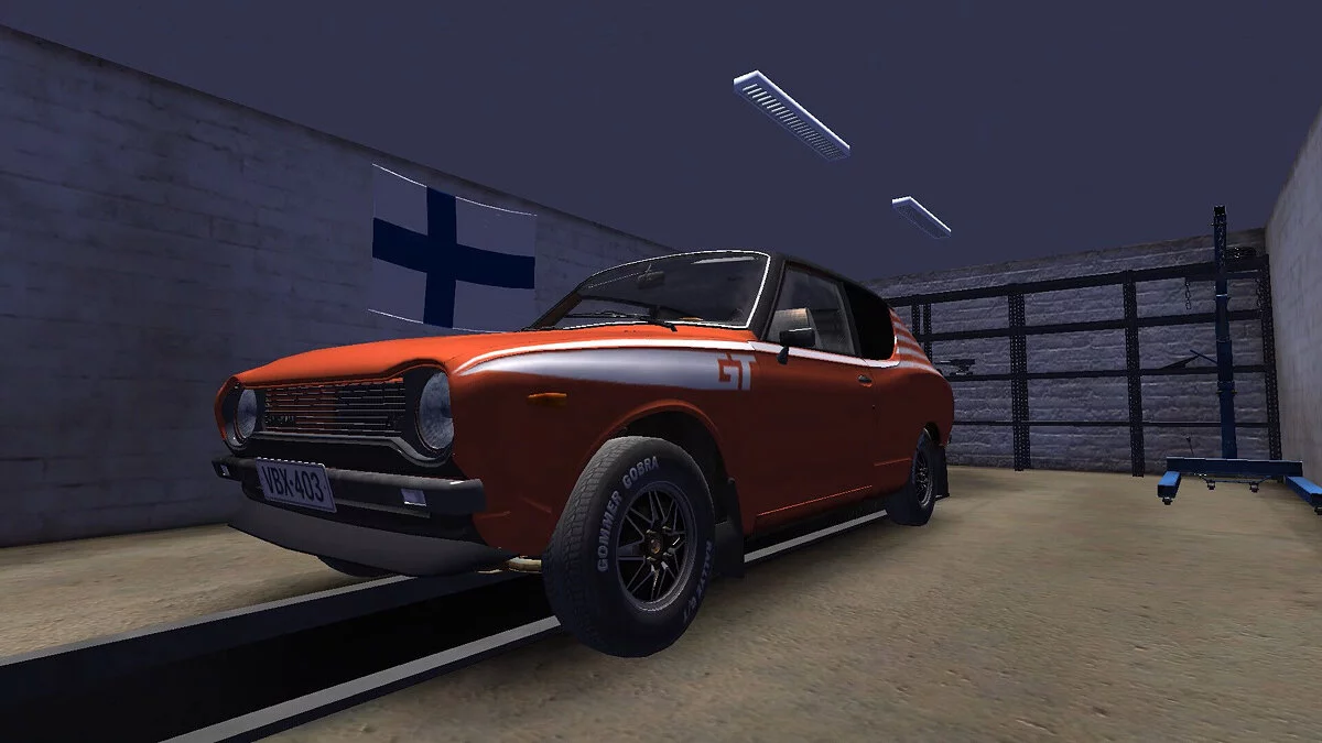 My Summer Car — GT Satsuma ensamblado con números.