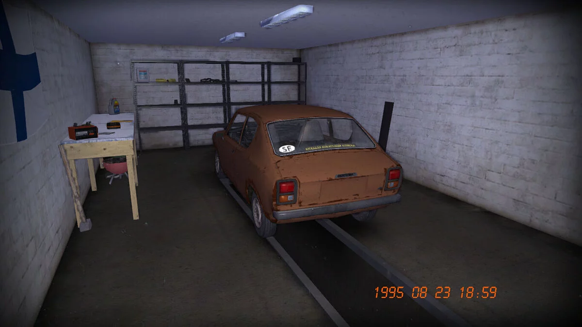 My Summer Car — Assembled stock Satsuma, 4k stamps, there is a man's watch