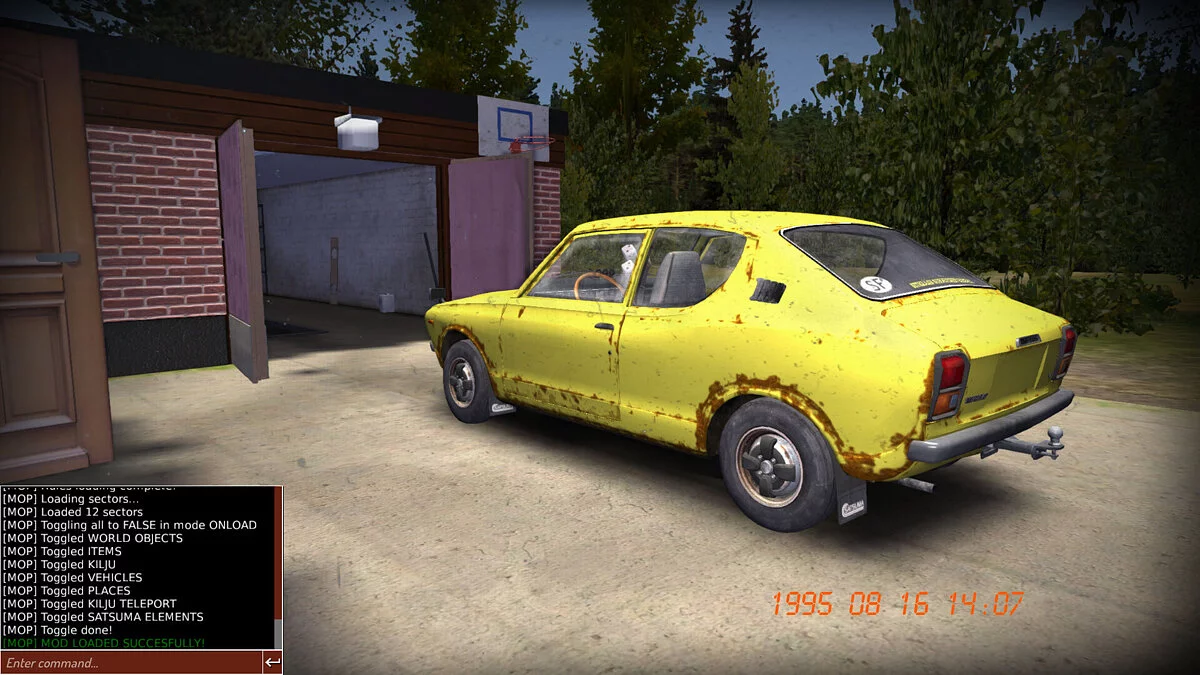 My Summer Car — Сток Сатсума без номерів
