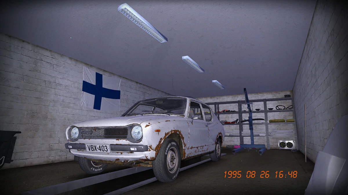 My Summer Car — Stock Satsuma, tuning in the garage, won a house and a car of Pig, 800 thousand marks