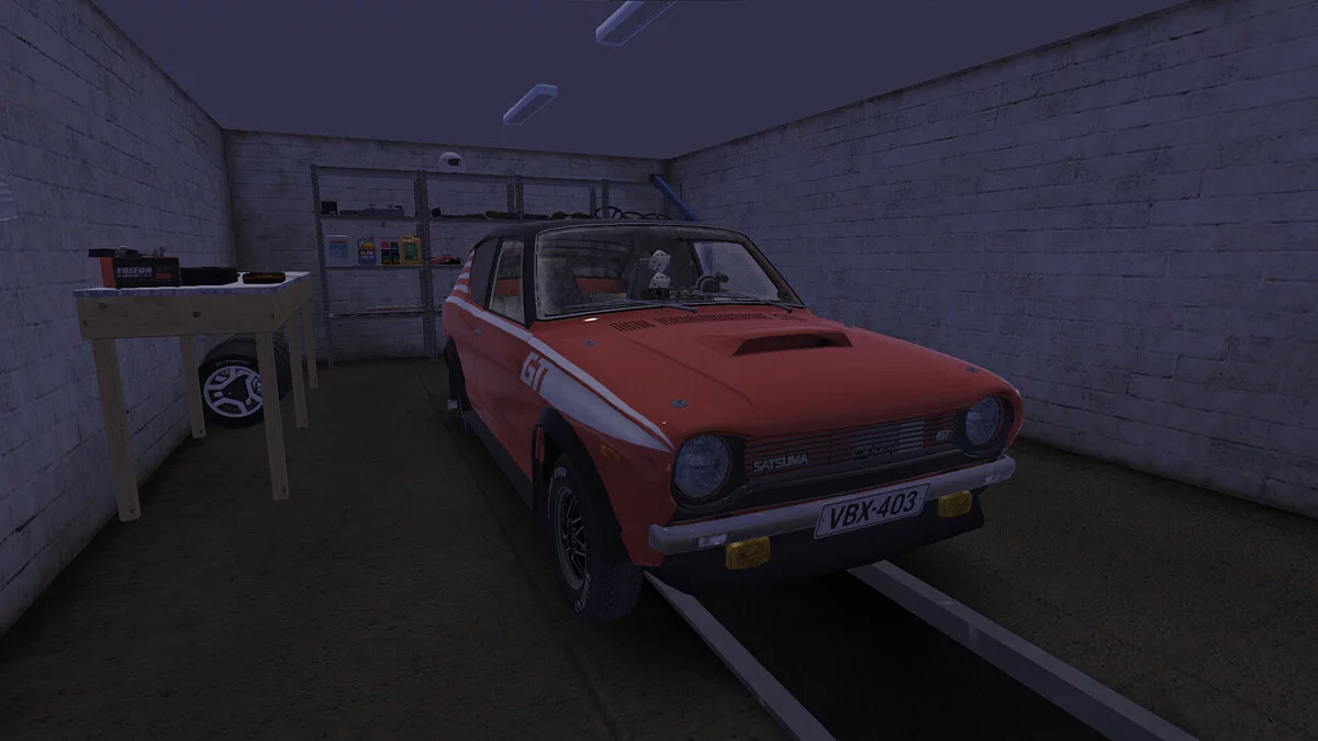 My Summer Car — Satsuma GT rojo sintonizado