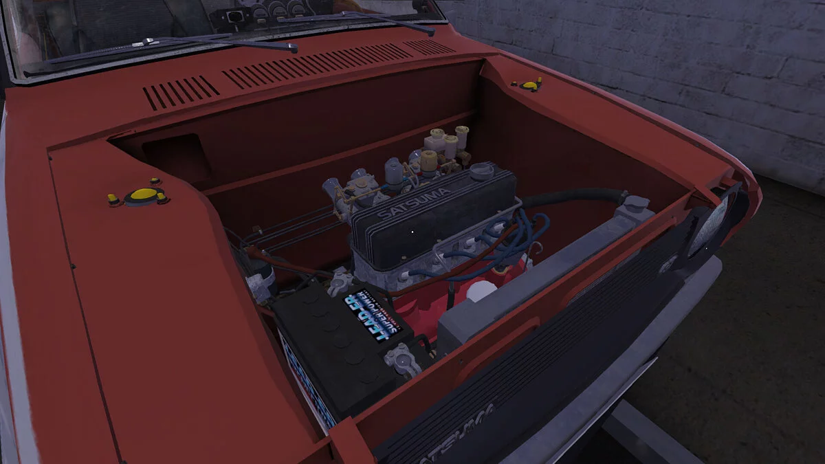 My Summer Car — Тюнингованная Красная Satsuma GT
