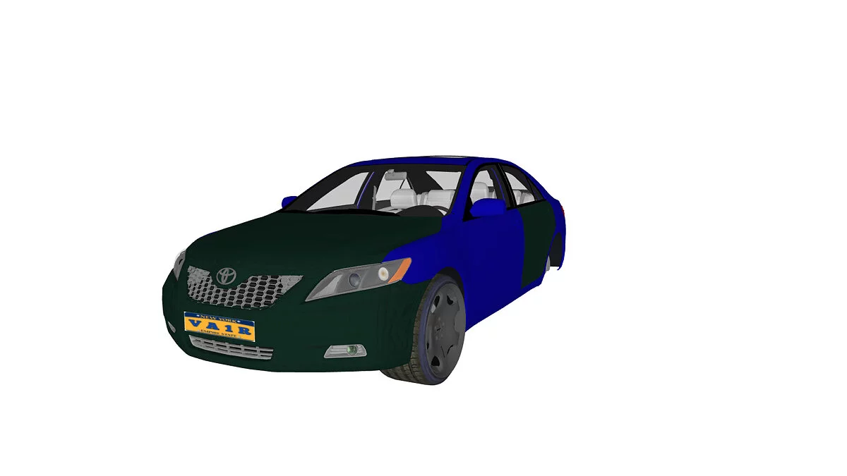 Simple Car Crash Physics Sim — Toyota Camry encendido