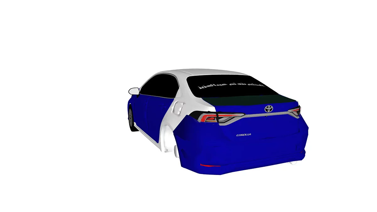 Simple Car Crash Physics Sim — Toyota Cotolla arab