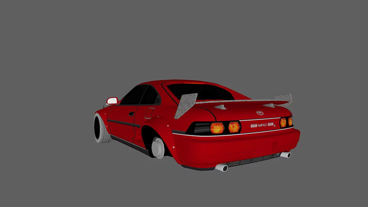 Simple Car Crash Physics Sim — Тойота MR2 для драг-рейсингу