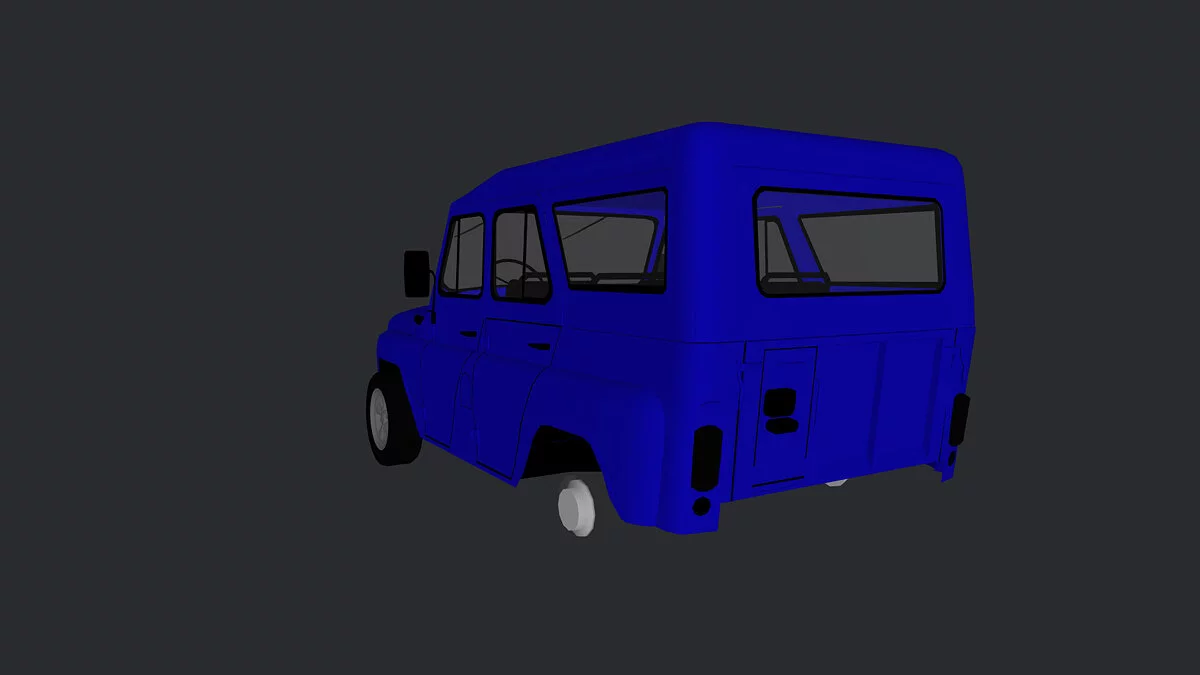 Simple Car Crash Physics Sim — УАЗ 486