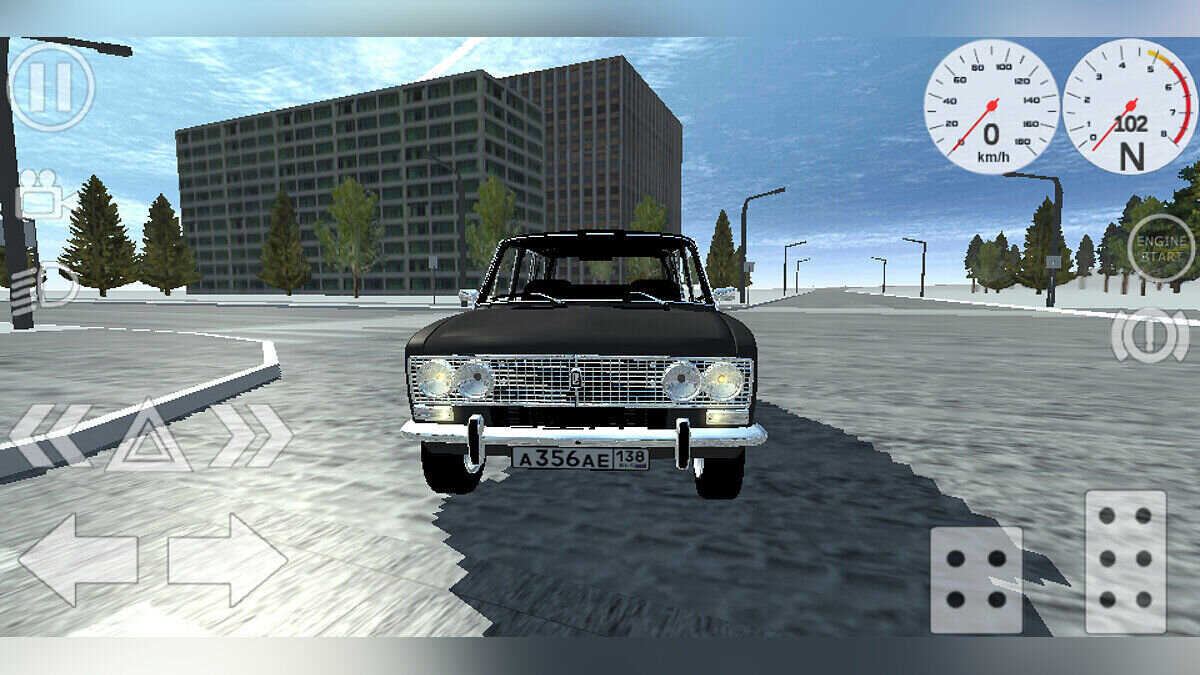 Simple Car Crash Physics Sim — VAZ 2103 station wagon