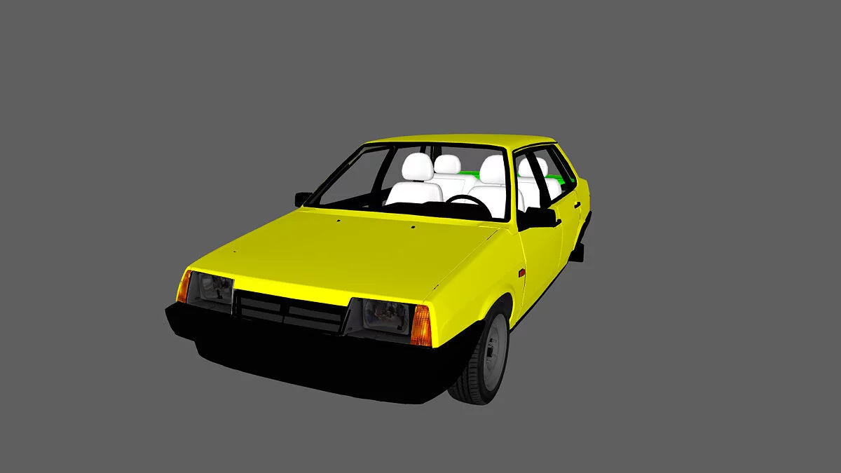 Simple Car Crash Physics Sim — VAZ 21099