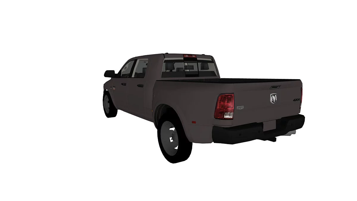 Simple Car Crash Physics Sim — Dodge Ram 3500