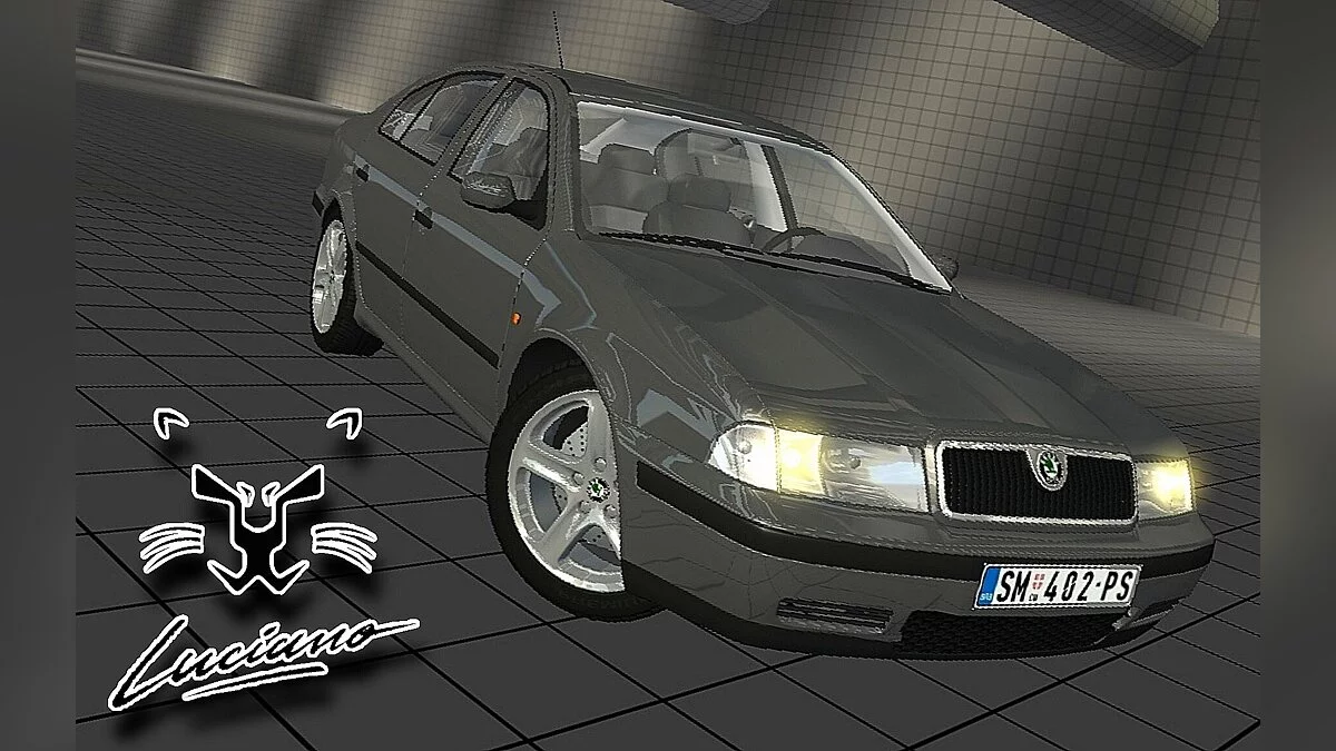 Simple Car Crash Physics Sim — Skoda Octavia Mk1