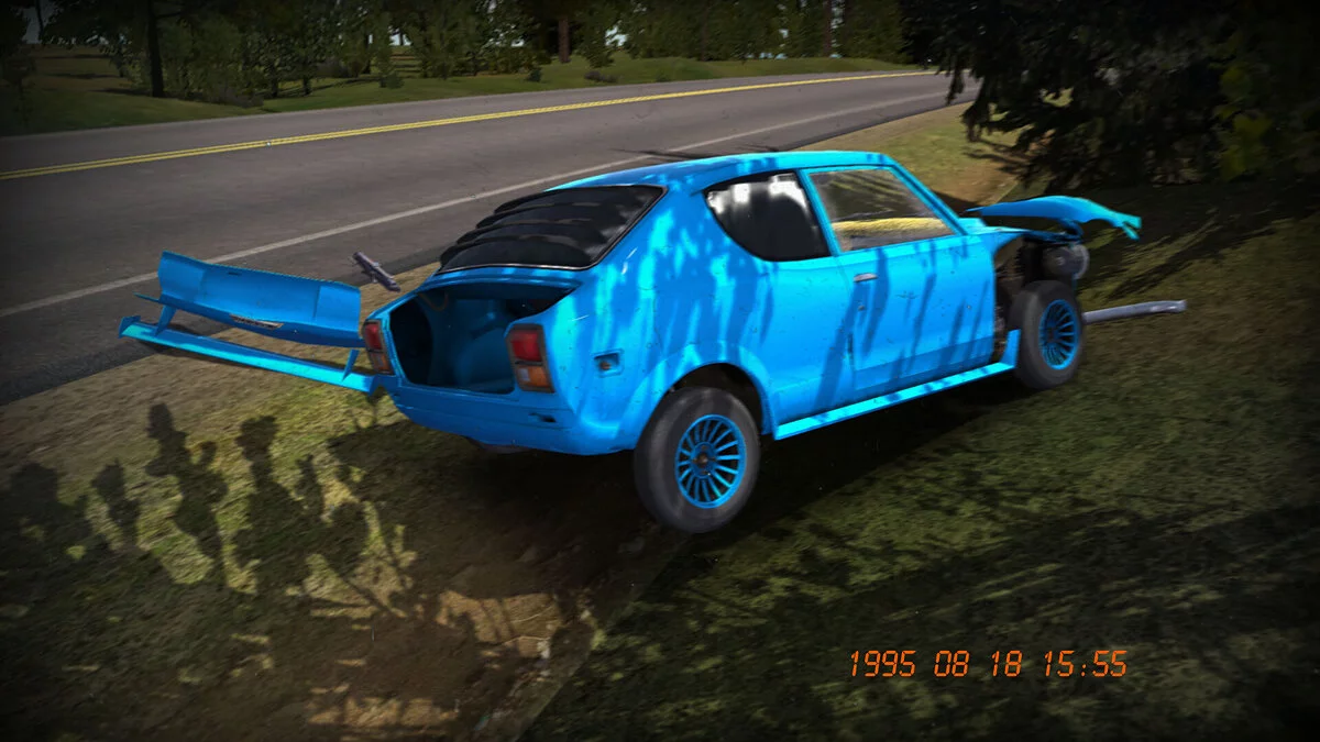 My Summer Car — Misión: Accidente de tráfico en el bosque