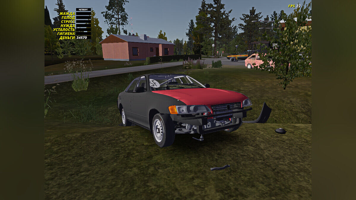 My Summer Car — Quest: Toyota Mark II. Accident after Rally