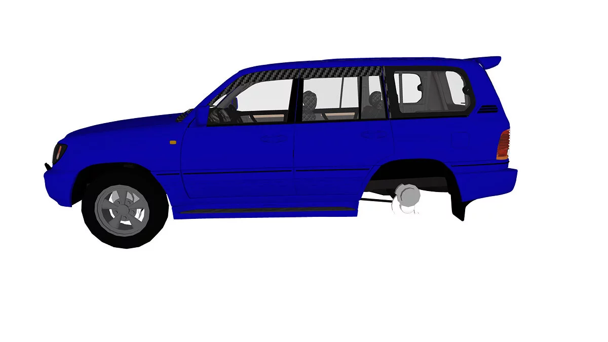 Simple Car Crash Physics Sim — Lexus 470 gx