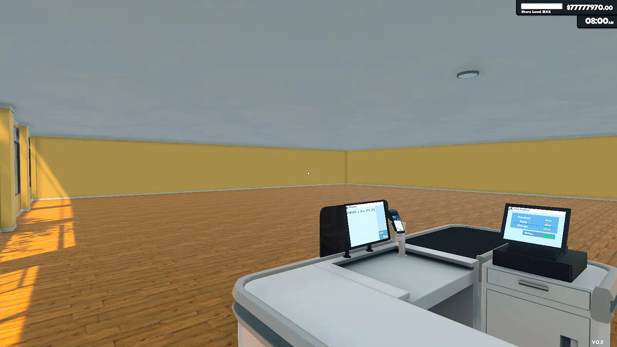 Supermarket Simulator — Maximum level - empty space